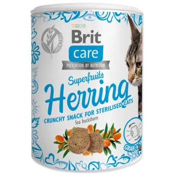 Brit Care Cat Snack Superfruits Herring 100 g