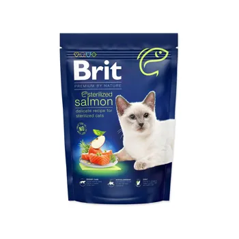 Brit Premium Cat by Nature Sterilized Salmon 0,8 kg