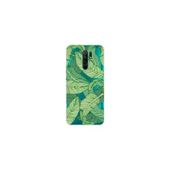 Pouzdro VSECHNONAMOBIL 24290 ART Silikonový kryt Xiaomi Redmi 9 BANANA LEAF