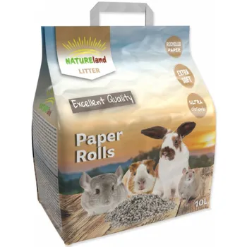 Nature Land Podestýlka Paper Rolls 10 l