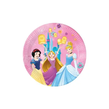 Procos TALÍŘKY papírové Princess Disney Live Your Story 23cm