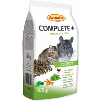 Avicentra Complete+ Činčila a osmák degu 0,7 kg