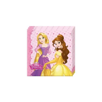 Procos papírové ubrousky Disney Princess 33x33cm 20ks