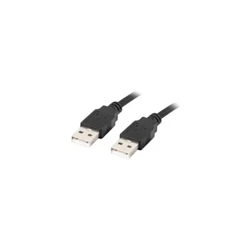 Lanberg CA-USBA-20CU-0005-BK USB-A M / M 2.0, 0.5m, černý