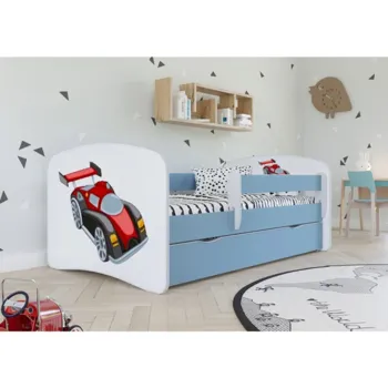 Kocot Kids Babydreams závodní auto modrá