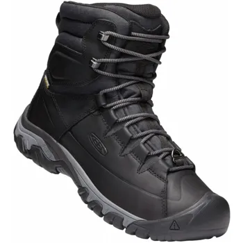 Keen Targhee LACE BOOT HIGH WP M blackraven Černá