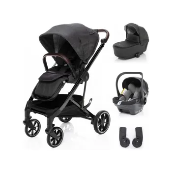 Zopa set Quest + korba + autosedačka Zopa X1 Plus i-Size a adaptéry Vulcan Black/Black 2022