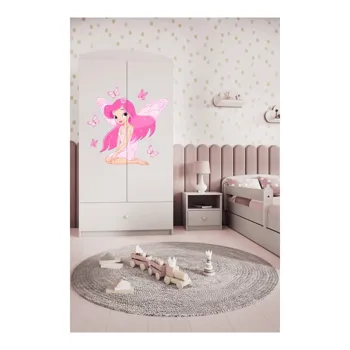 Kocot kids Babydreams 90 cm víla s motýlky bílá