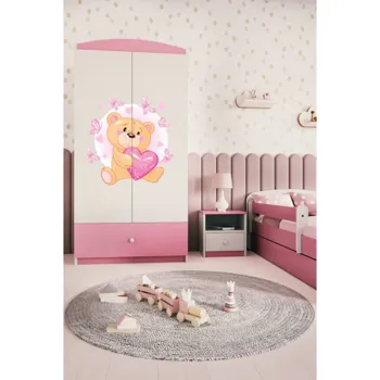 Kocot kids Babydreams 90 cm medvídek s motýlky růžová