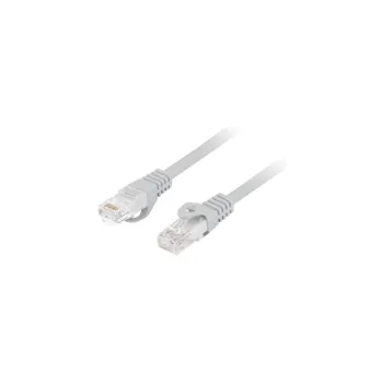 Lanberg PCU6-10CU-0100-S patch, CAT6 UTP, LSZH CU, 1m, šedý