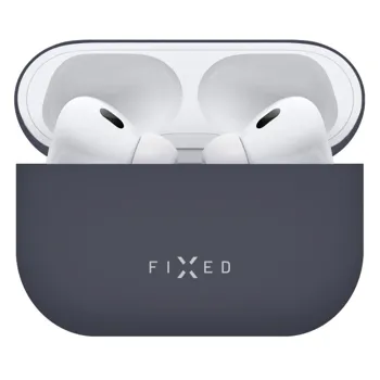 FIXED Silikonové pouzdro pro Apple AirPods Pro 2 FIXSIL-999-BL