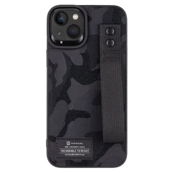 Pouzdro Tactical Camo Troop iPhone 14 Plus, černé