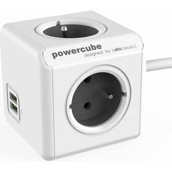 PowerCube Extended USB 1,5 m šedá