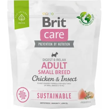 Brit Care Sustainable Adult Small Breed Chicken & Insect 1 kg