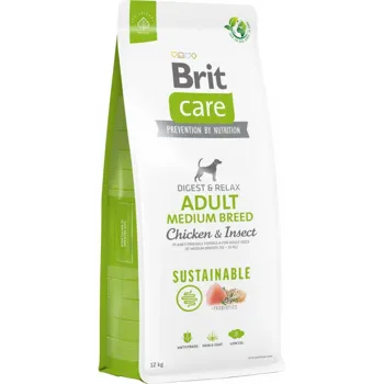 Brit Care Sustainable Adult Medium Breed Chicken & Insect 12 kg