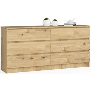 Ak furniture Kuba 160 cm 6 šuplíků