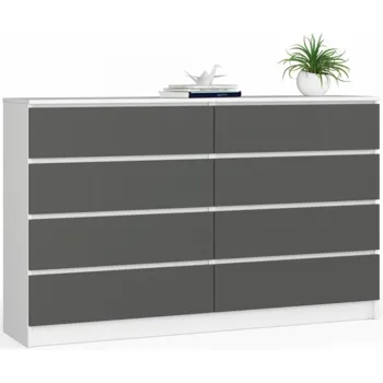 Ak furniture Kuba 160 cm 8 šuplíků