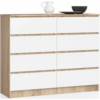 Ak furniture Kuba 120 cm 8 šuplíkú