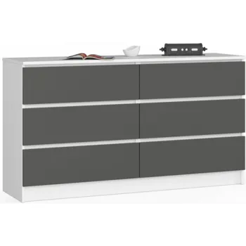 Ak furniture Kuba 140 cm 6 šuplíků