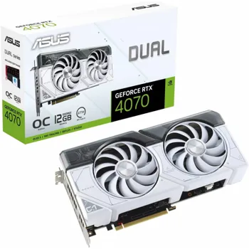 Asus Dual GeForce RTX 4070 OC White Edition 12GB GDDR6X 90YV0IZ4-M0NA00