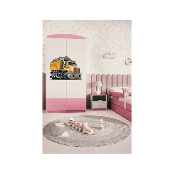 Kocot kids Babydreams 90 cm náklaďák růžová