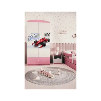 Kocot kids Babydreams 90 cm závodní auto růžová