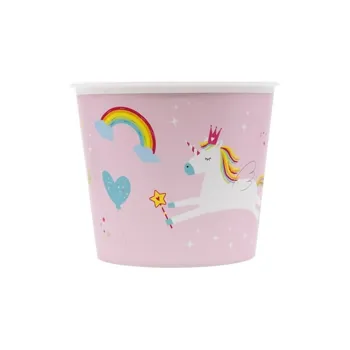 Procos Krabička na popcorn Jednorožec Rainbow Colors 2,2 l