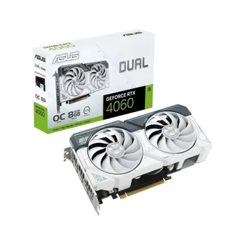 Asus Dual GeForce RTX 4060 Ti WHITE 8GB GDDR6 90YV0J42-M0NA00