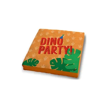 Grabo Ubrousky papírové Dino party Color 33x33 cm 20 ks