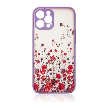 Pouzdro Hurtel Design Case iPhone 13 Pro MAX Fialové