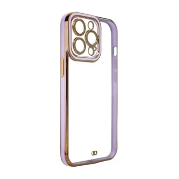 Pouzdro Hurtel Fashion Electroplating iPhone 12 Pro Violet