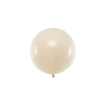 PartyDeco Balón latexový jumbo Nude 60 cm