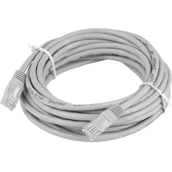 Gembird PP12-10M Patch RJ45, cat. 5e, UTP, 10m, šedý