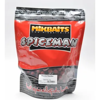 Mikbaits boilies Spiceman 1kg 24mm pikantní švestka