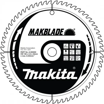 Makita pilový kotouč na dřevo B-09058 MAKBLADE, 216x30mm, 60 zubů