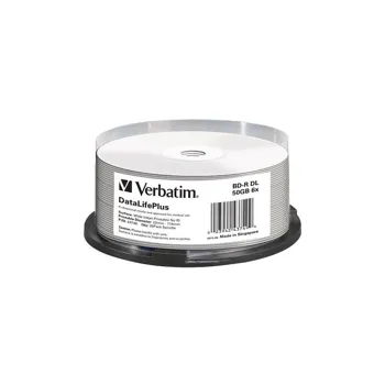 Verbatim BD-R 50GB 6x, printable, cakebox, 25ks (43749)