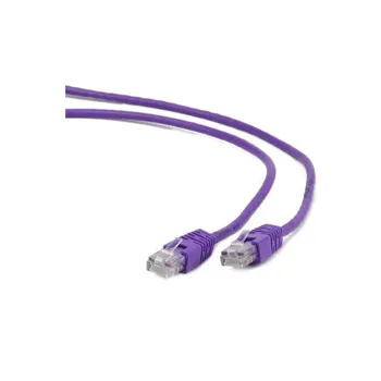 Gembird PP12-0.25M/V Patch RJ45, cat. 5e, UTP, 0.25m, fialový