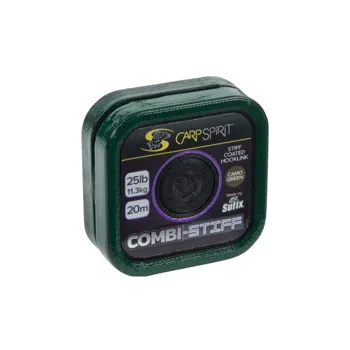 Carpspirit Combi Stiff Coated Braid Camo Green 20m 25lb