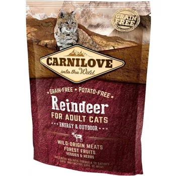 Carnilove Reindeer for Adult Cats Energy & Outdoor 400 g