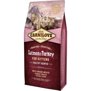 Carnilove Salmon & Turkey for Kittens Healthy Growth 6 kg