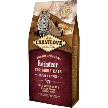 Carnilove Reindeer for Adult Cats Energy & Outdoor 6 kg