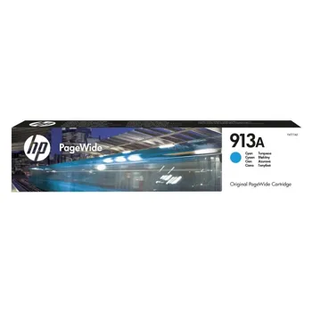 HP 913A originální inkoustová kazeta azurová F6T77AE