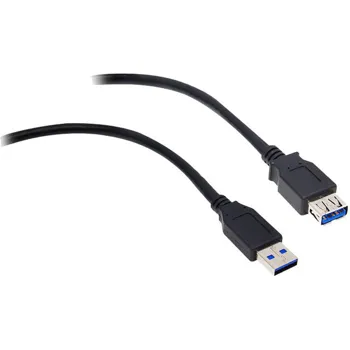 Akasa AK-CBUB02-15BK prodlužovací USB 3.0, A-male na A-female, 150cm