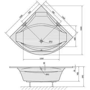 Polysan ROSANA 150 x 150 cm 63119