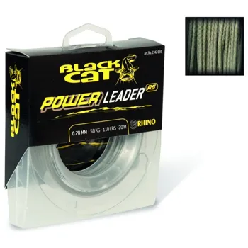 BLACK CAT Šňůra Power Leader Rs 20m 0,70mm 50kg