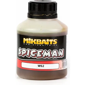 Mikbaits Booster Krvavý Huňáček 250ml Švestka Oliheň