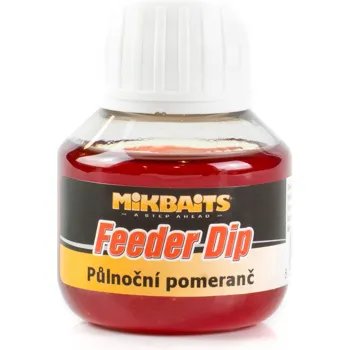 Mikbaits Feeder dip 50ml Půlnoční pomeranč