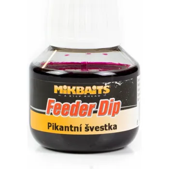 Mikbaits Feeder dip 50ml Pikantní švestka