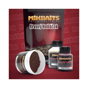 Mikbaits boilies Krvavý Huňáček Švestka Oliheň 1kg 20mm