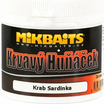 Mikbaits Těsto Krvavý Huňáček 200g Krab Sardinka